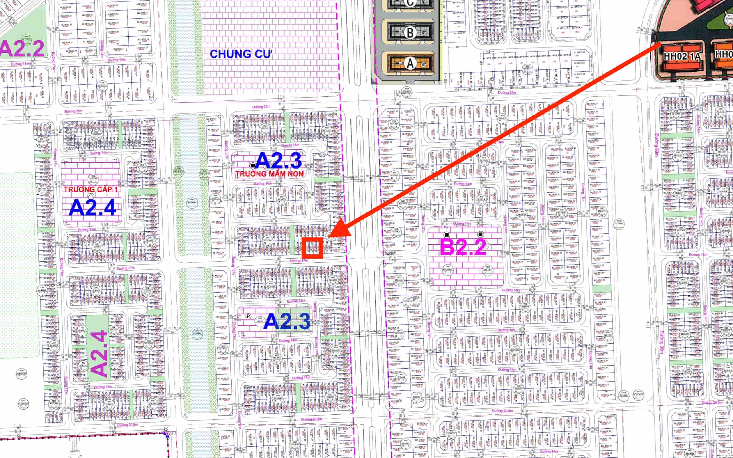 thanh hà a2.3 liền kề 3