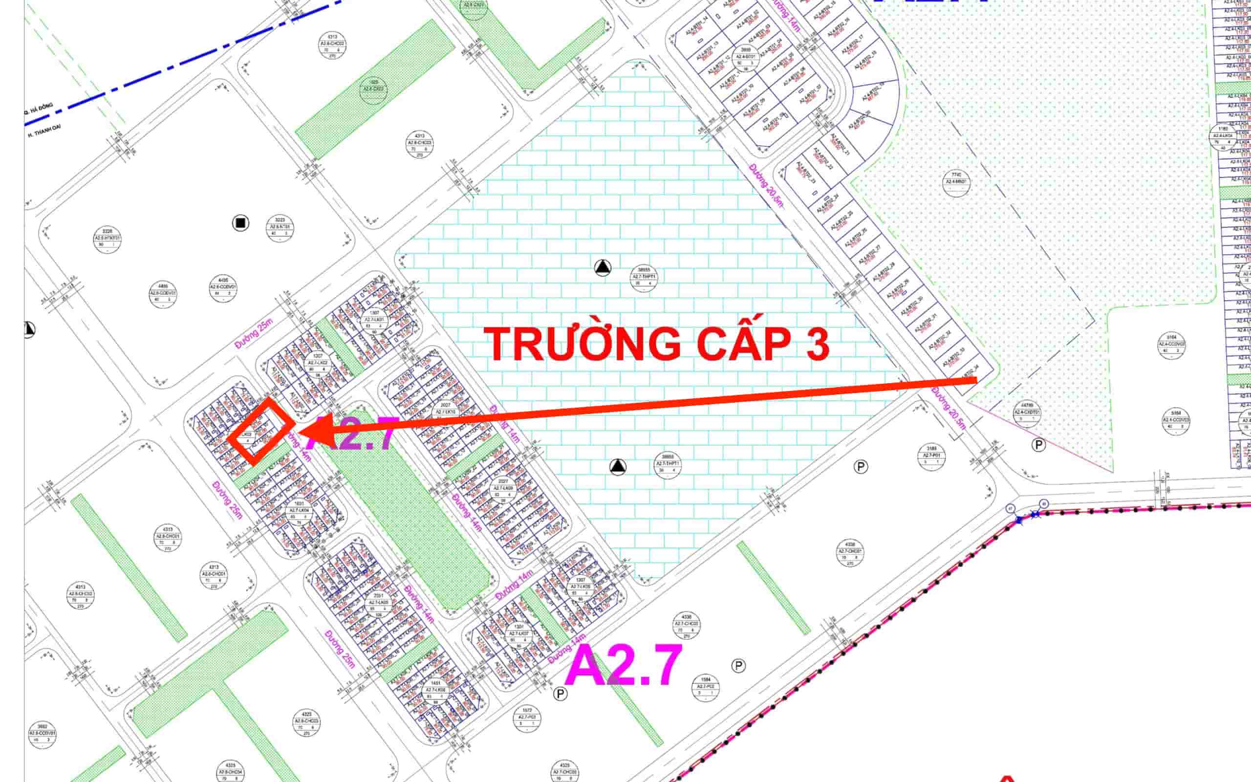 liền kề thanh hà a2.7 liền kề 3