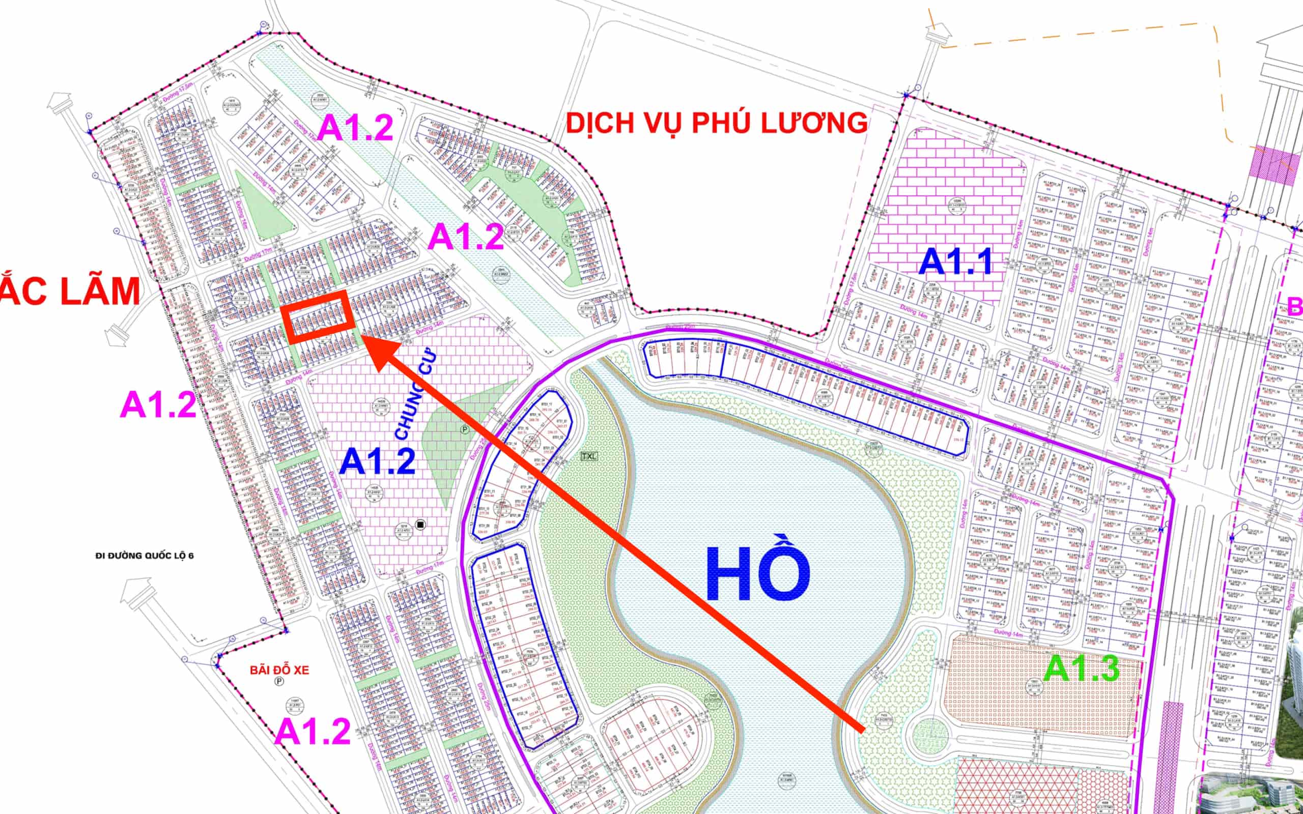 bán liền kề thanh hà a1.2 liền kề 7