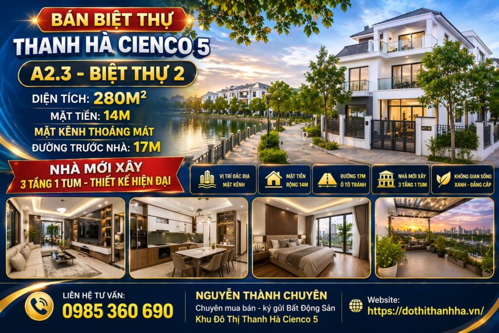 thanh hà a2.3 biệt thự 2