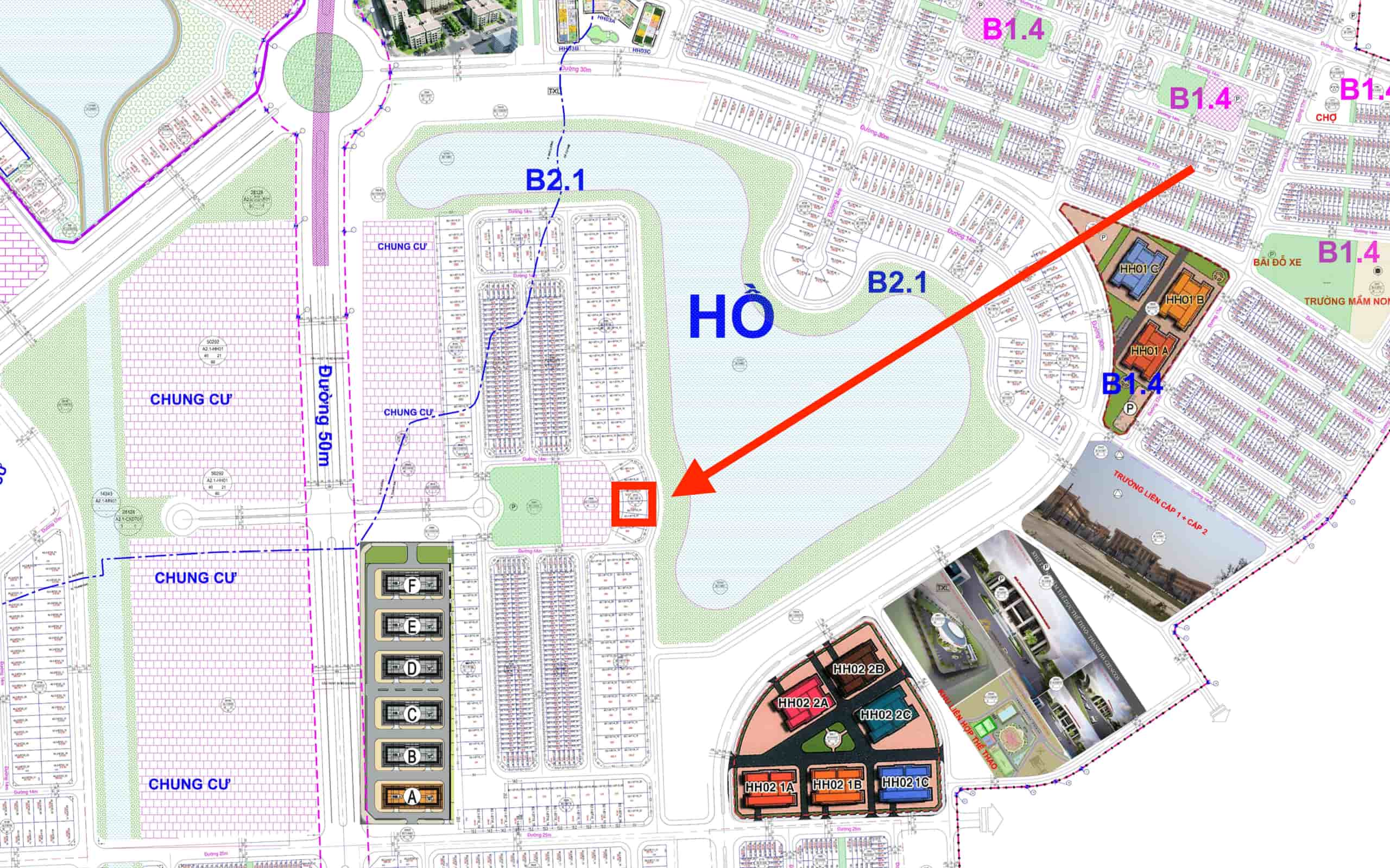 bán biệt thự thanh hà b2.1 biệt thự 15