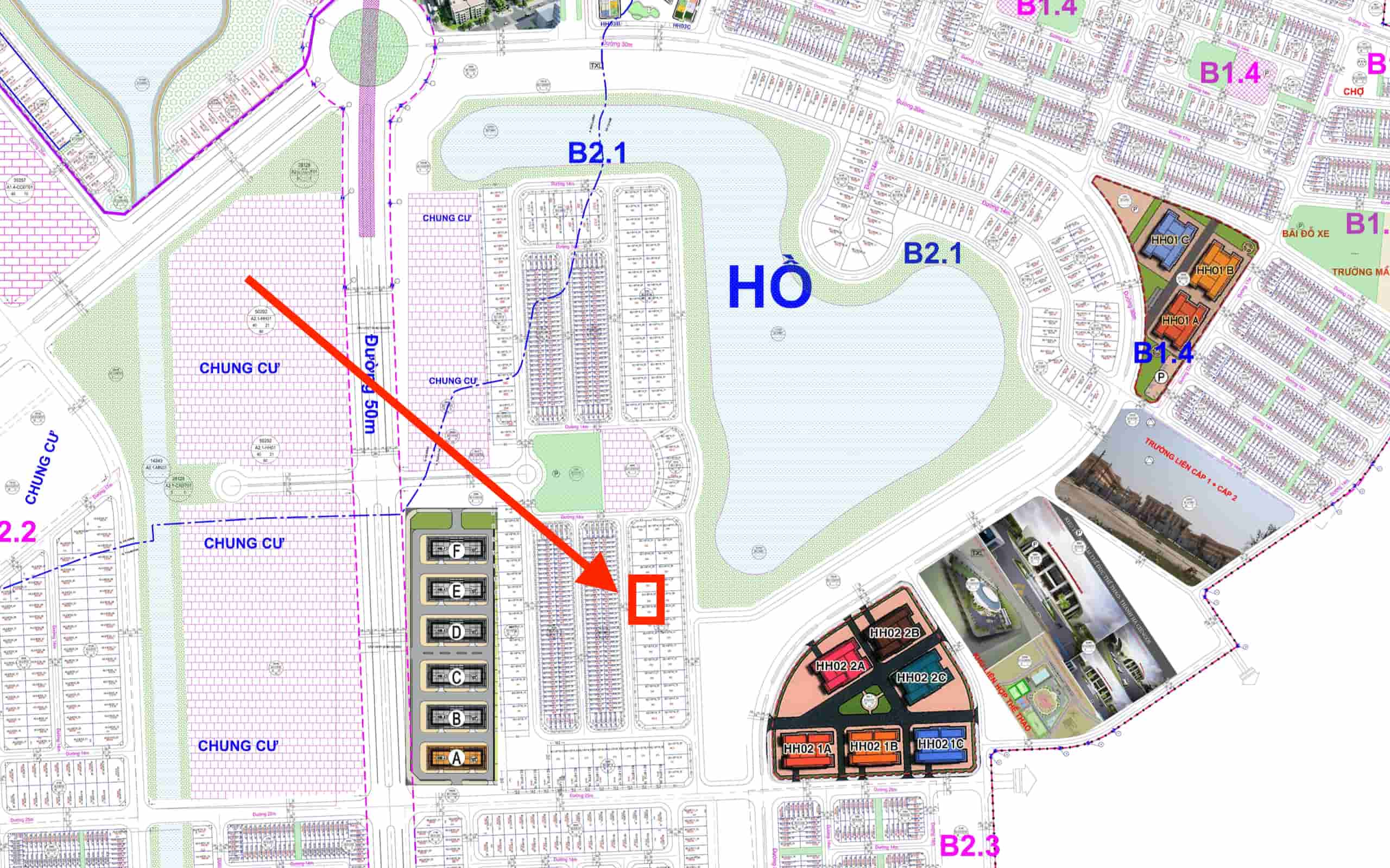 bán biệt thự thanh hà b2.1 biệt thự 17