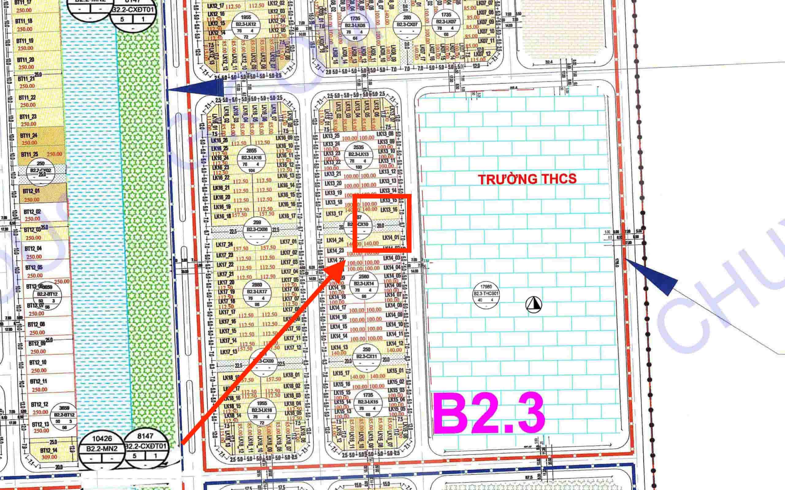 thanh hà b2.3 liền kề 14