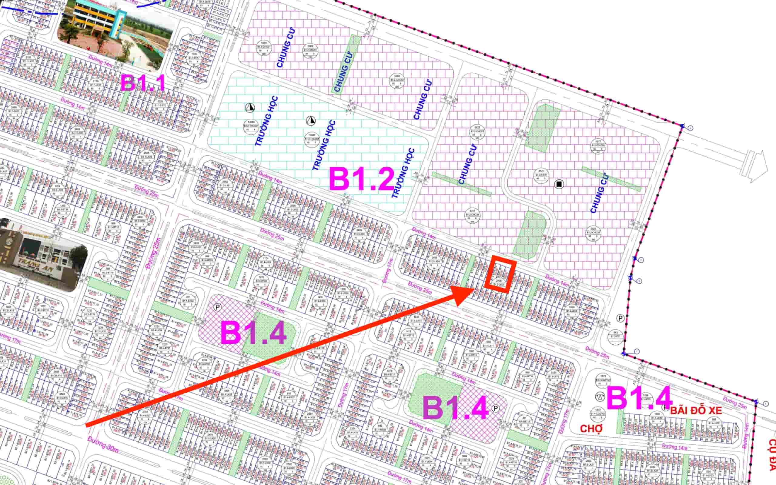 bán liền kề thanh hà b1.2 liền kề 6