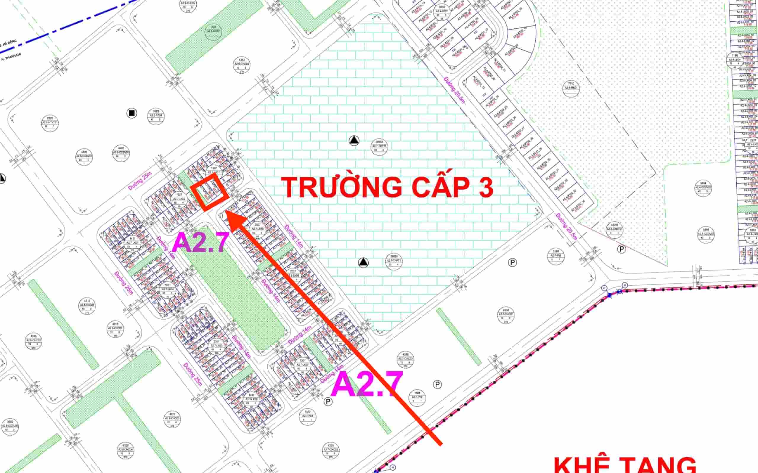 liền kề thanh hà a2.7 liền kề 1