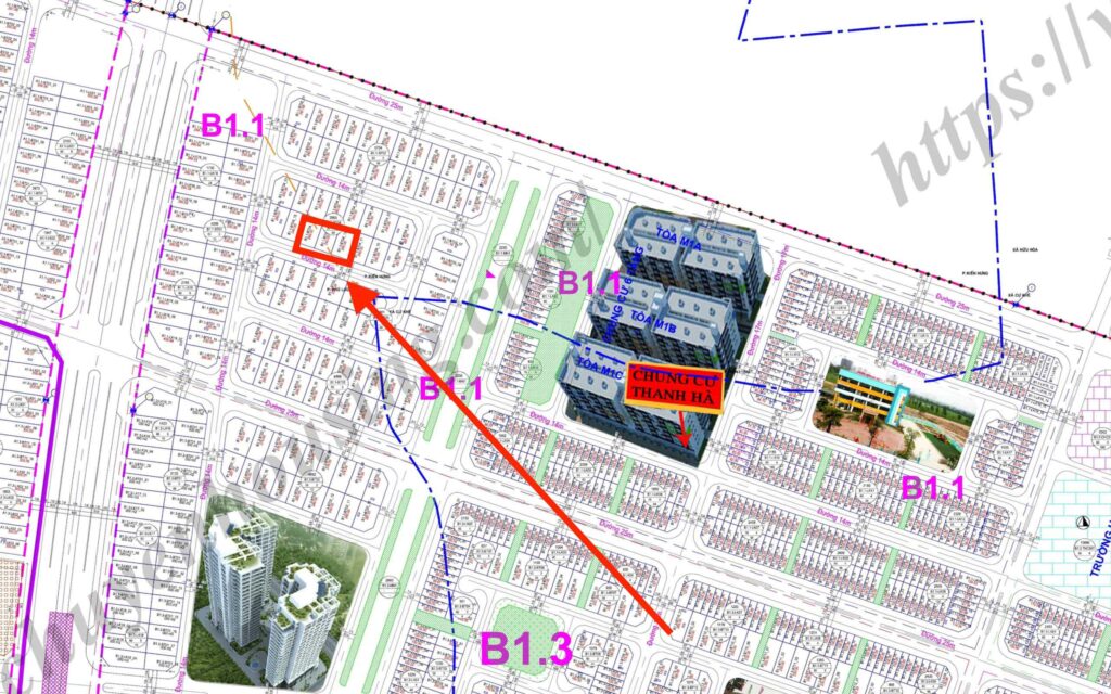 biệt thự thanh hà b1.1 biệt thự 4