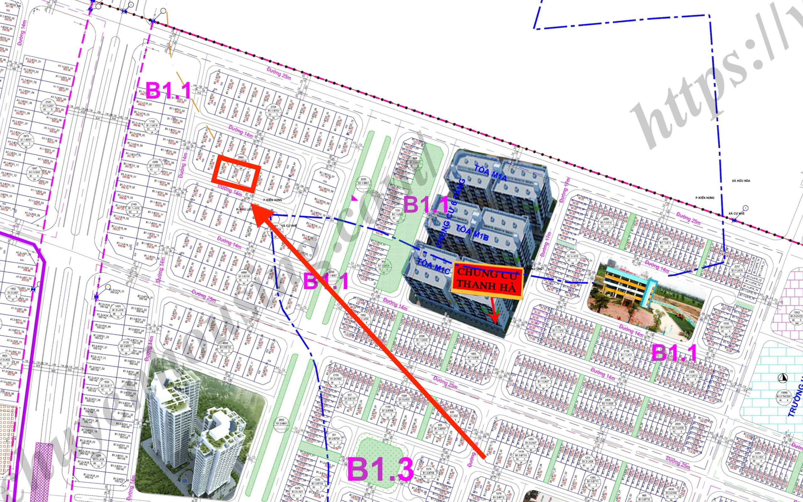 biệt thự thanh hà b1.1 biệt thự 4