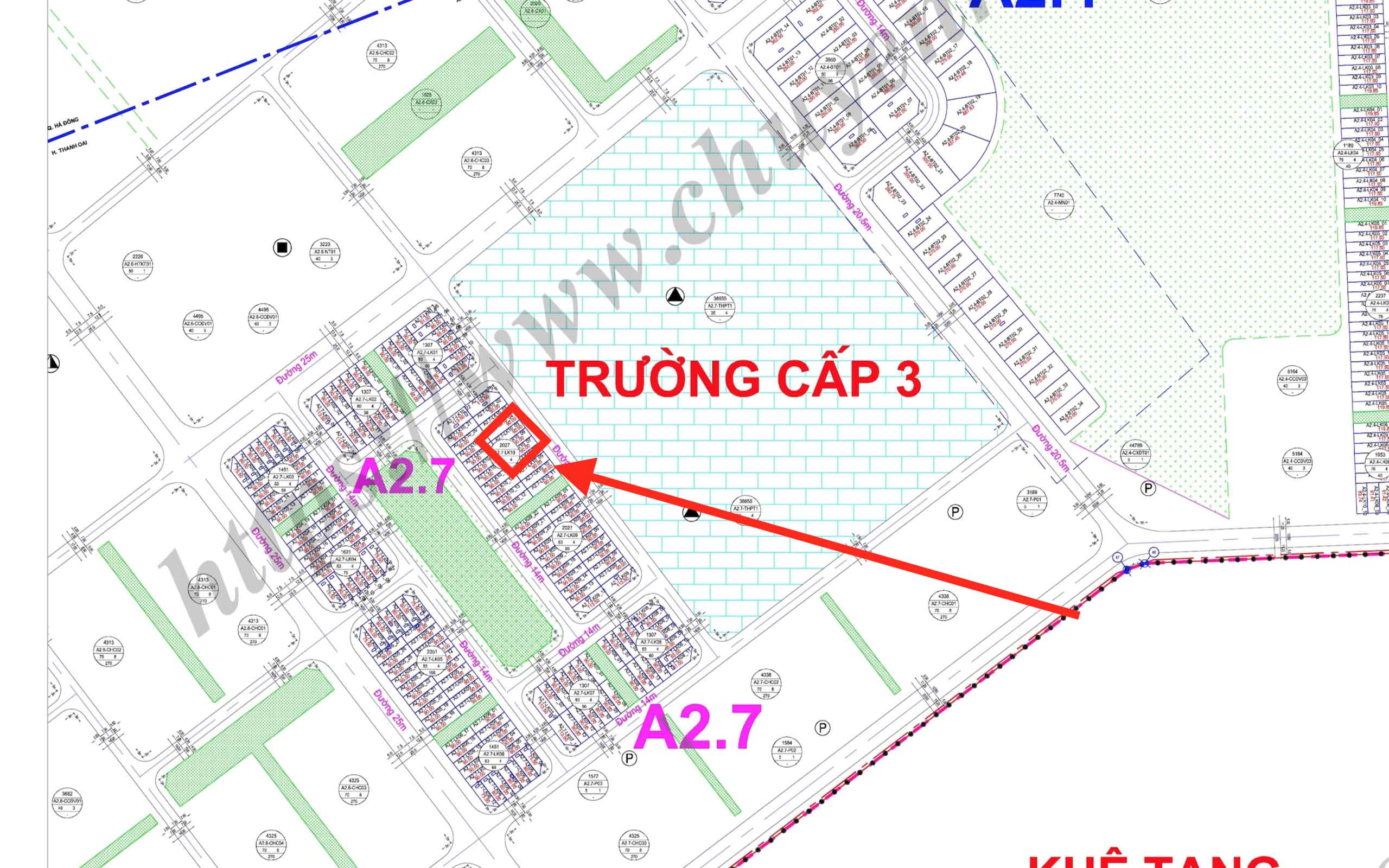 liền kề thanh hà a2.7 liền kề 10