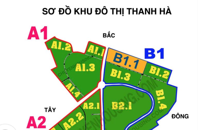 biệt thự thanh hà b1.1