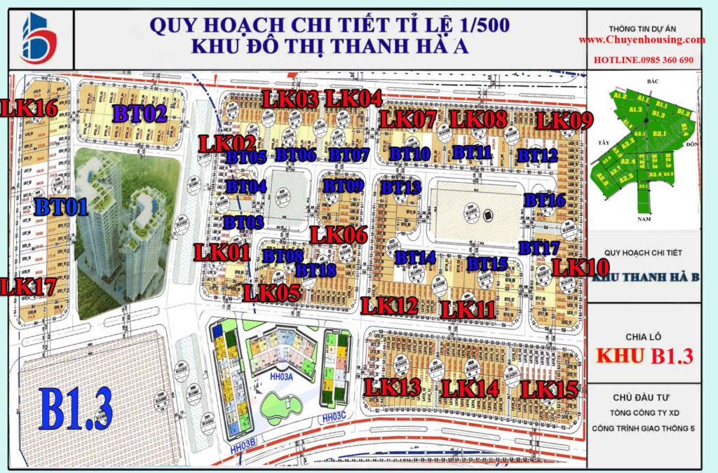liền kề thanh hà b1.3