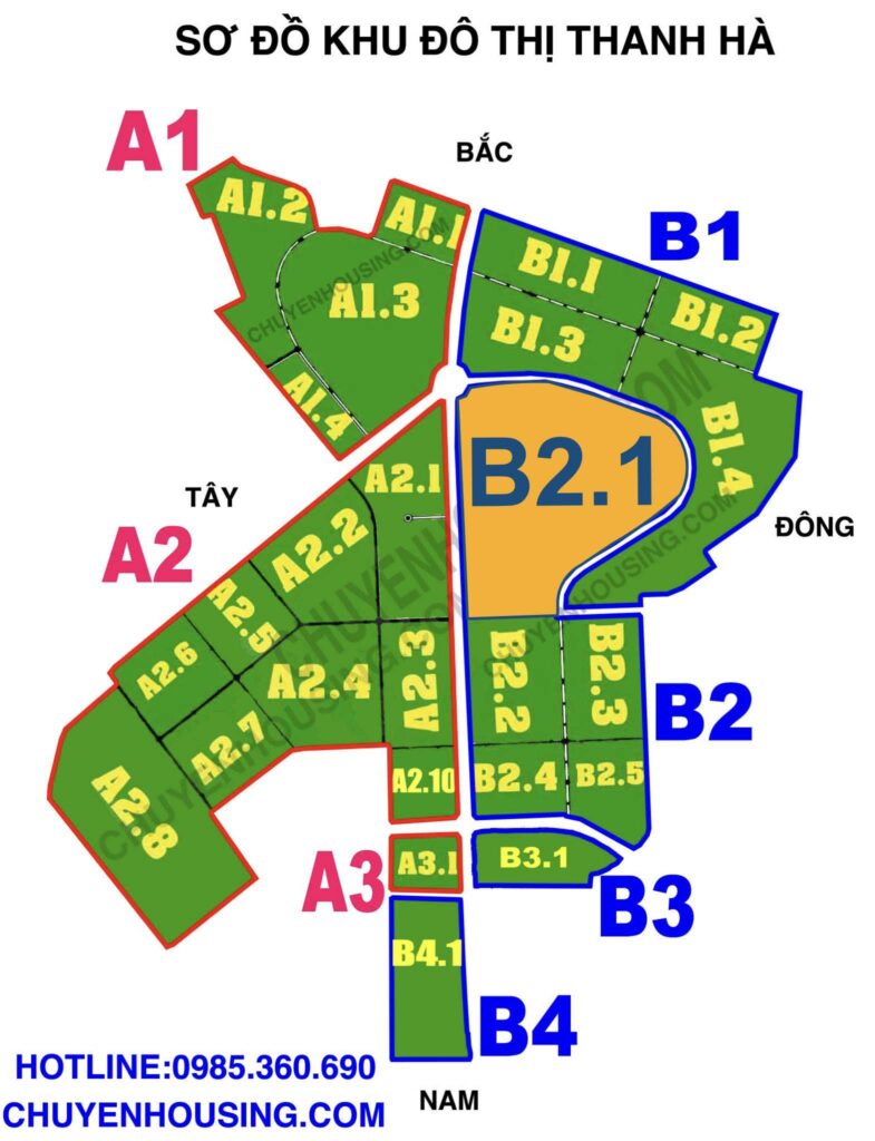 biệt thự thanh hà b2.1