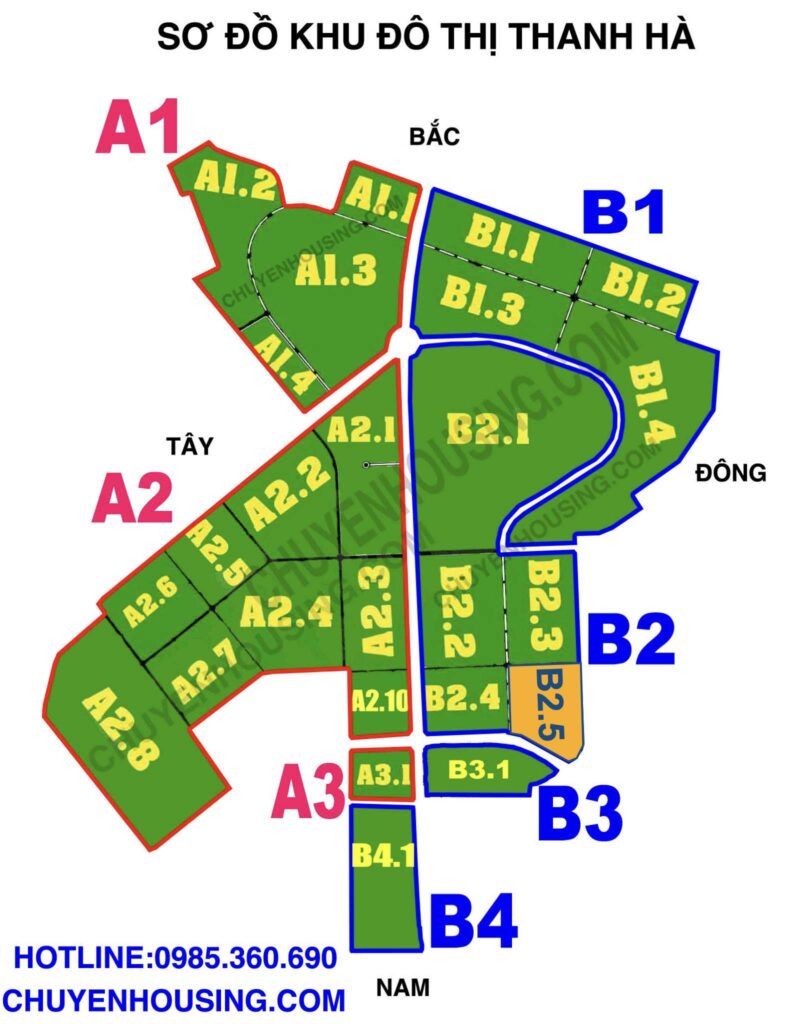 biệt thự thanh hà b2.5