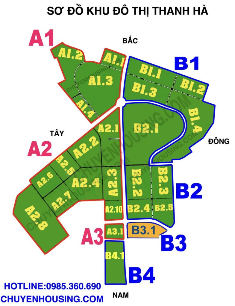 biệt thự thanh hà b3.1