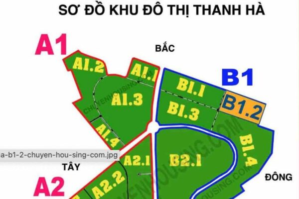 phân khu khu đô thị thanh hà
