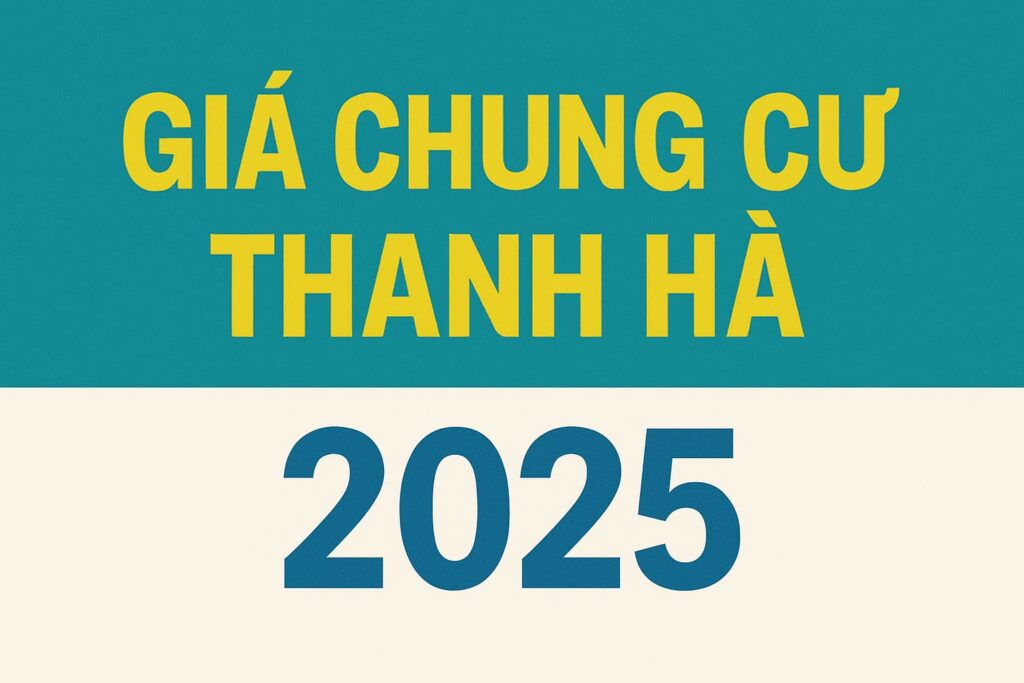 giá chung cư thanh hà
