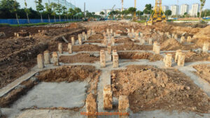 tiến độ khu a2 thanh hà
