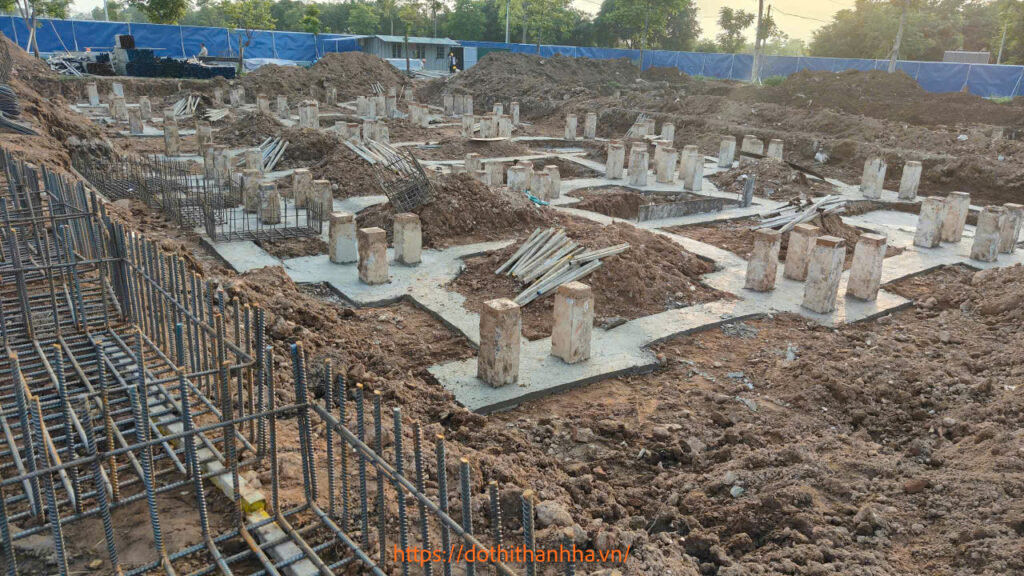 tiến độ khu a2 thanh hà