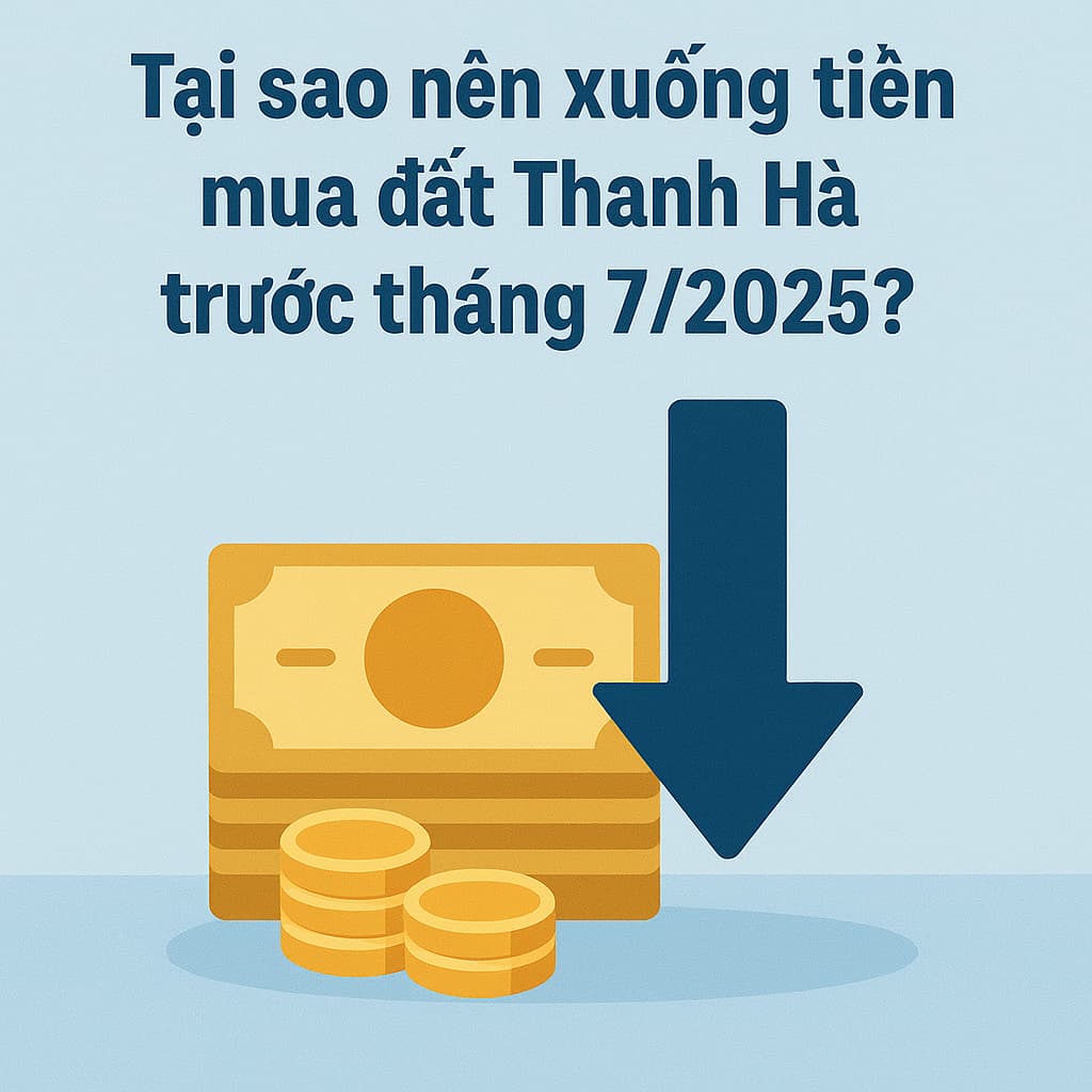 mua đất thanh hà trước