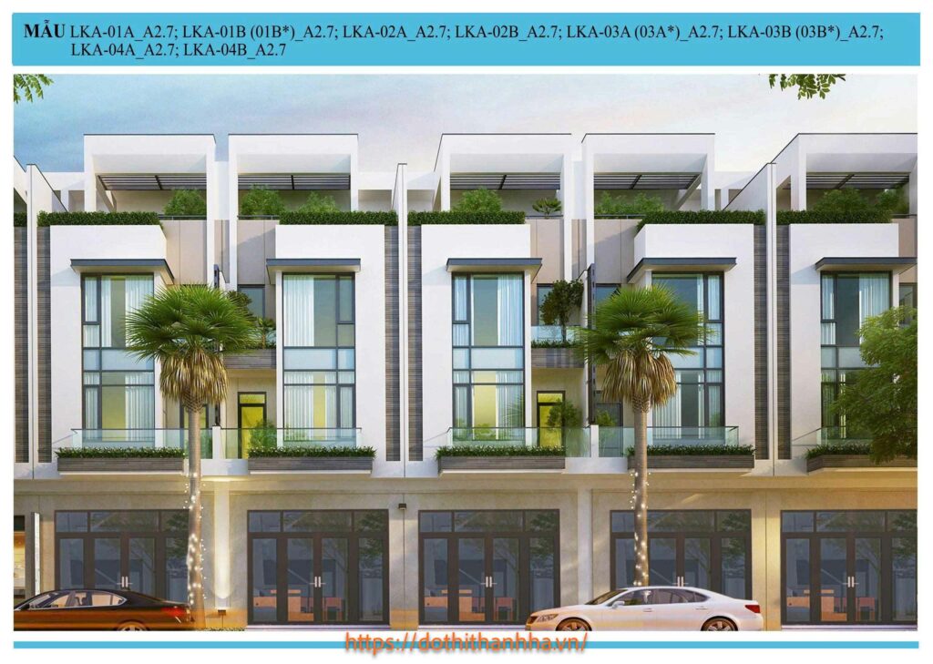 mẫu nhà liền kề a2 thanh hà