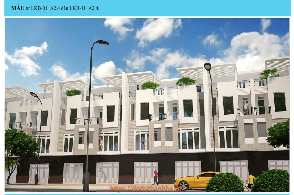 mẫu nhà liền kề a2 thanh hà