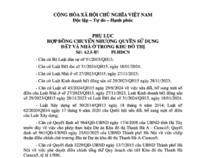 phụ lục hợp đồng