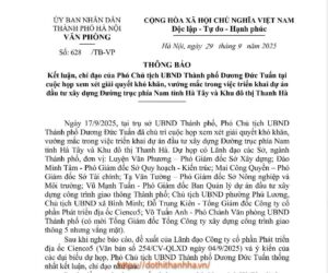 vướng mắc khu đô thị thanh hà