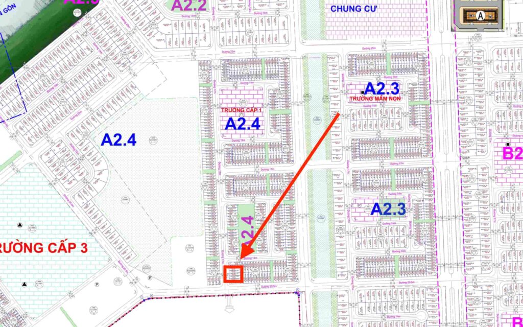 bán liền kề thanh hà a2.4 liền kề 19