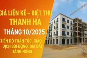 giá liền kề biệt thự thanh hà tháng 10 2025