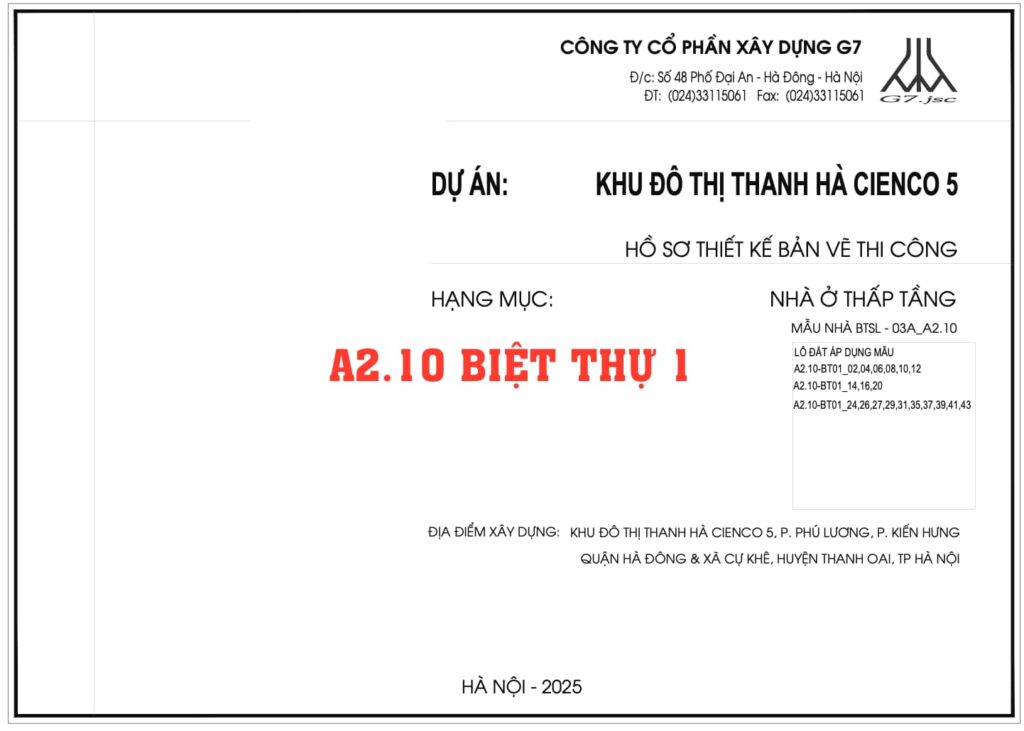 thiết kế a2.10 biệt thự 1