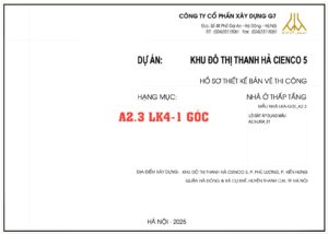 thiết kế a2.3 lô góc