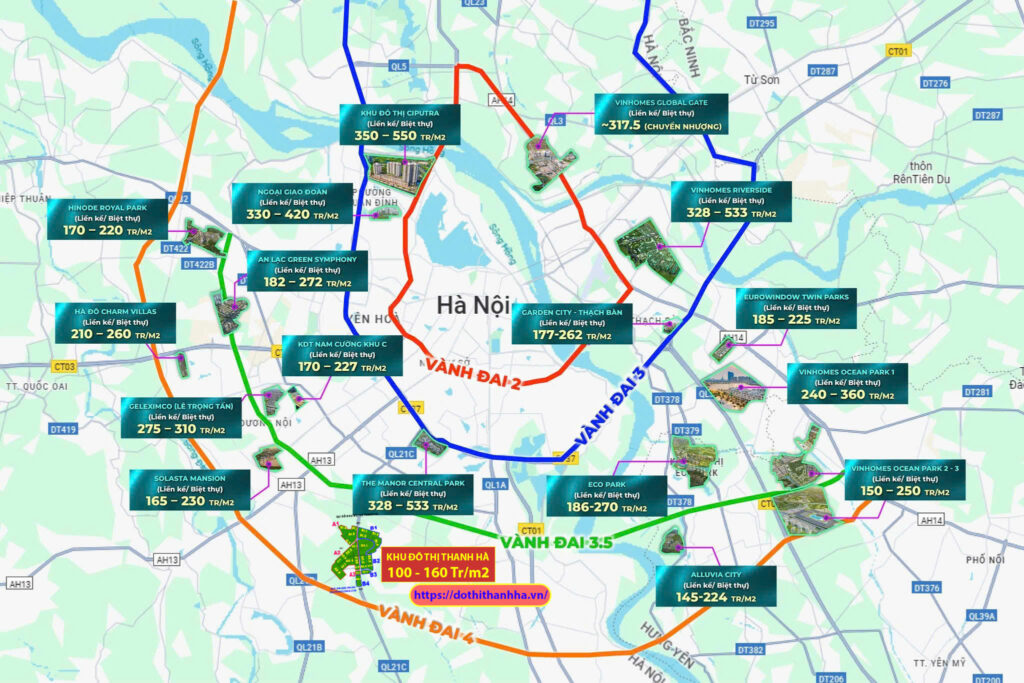 khu đô thị thanh hà