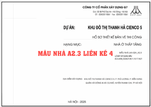 thiết kế a2.3 liền kề 4