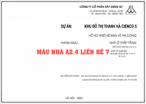 thiết kế a2.4 liền kề 7