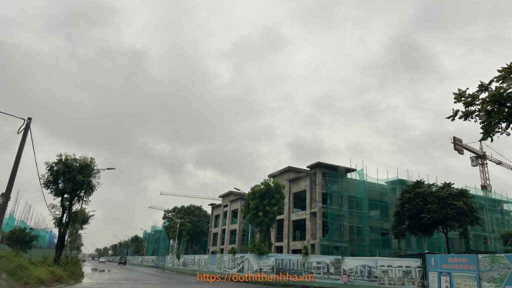 tiến độ xây dựng thanh hà