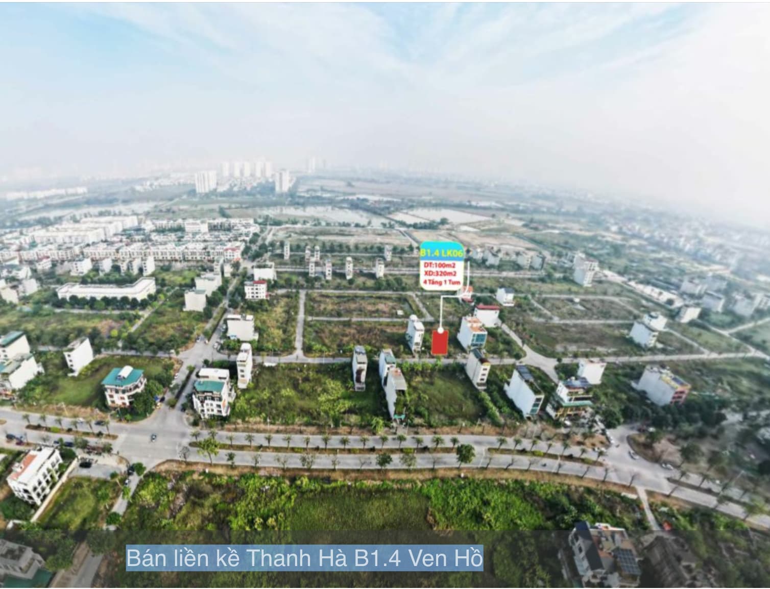 bán liền kề thanh hà b1.4 liền kề 6