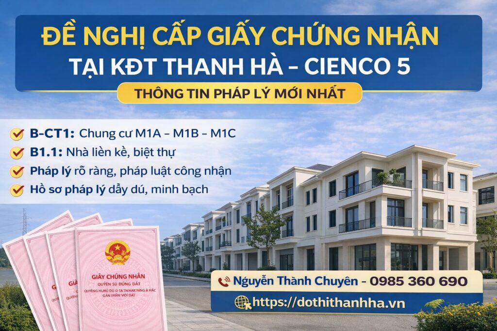 đề nghị cấp giấy chứng nhận sổ đỏ tại thanh hà