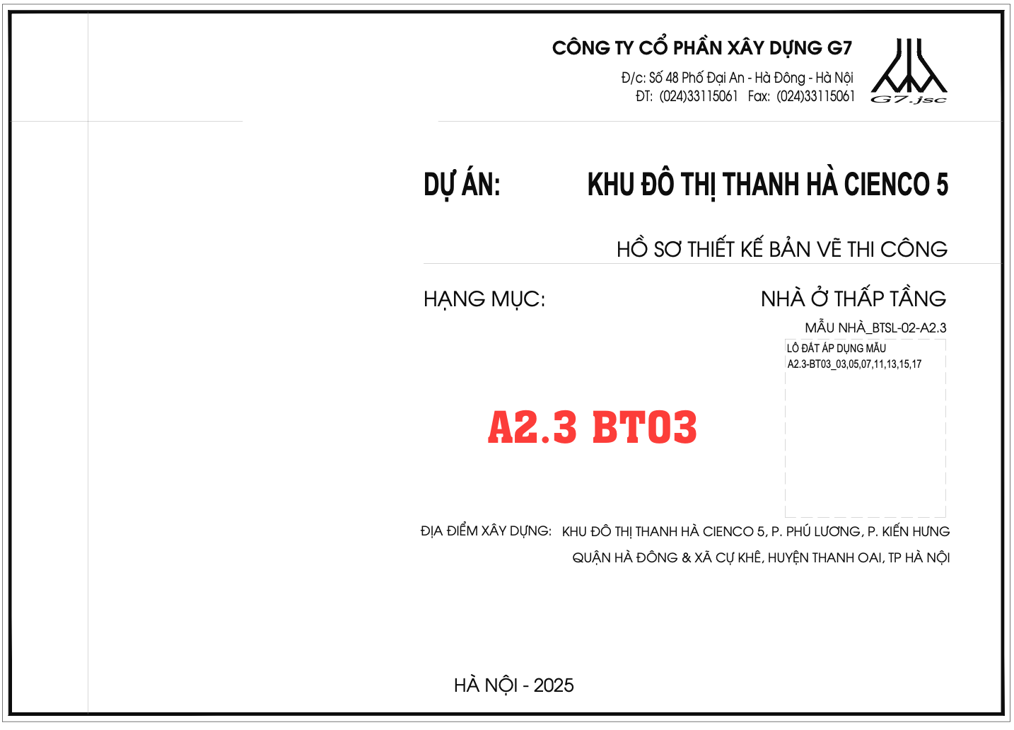 thiết kế a2.3 biệt thự 3