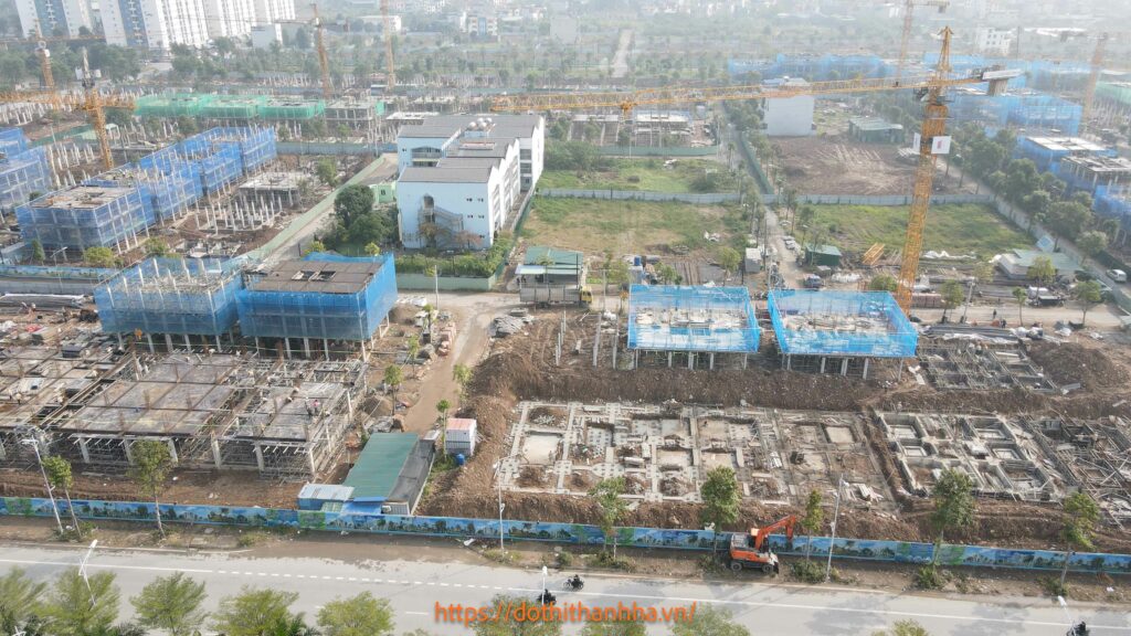 tiến độ xây dựng