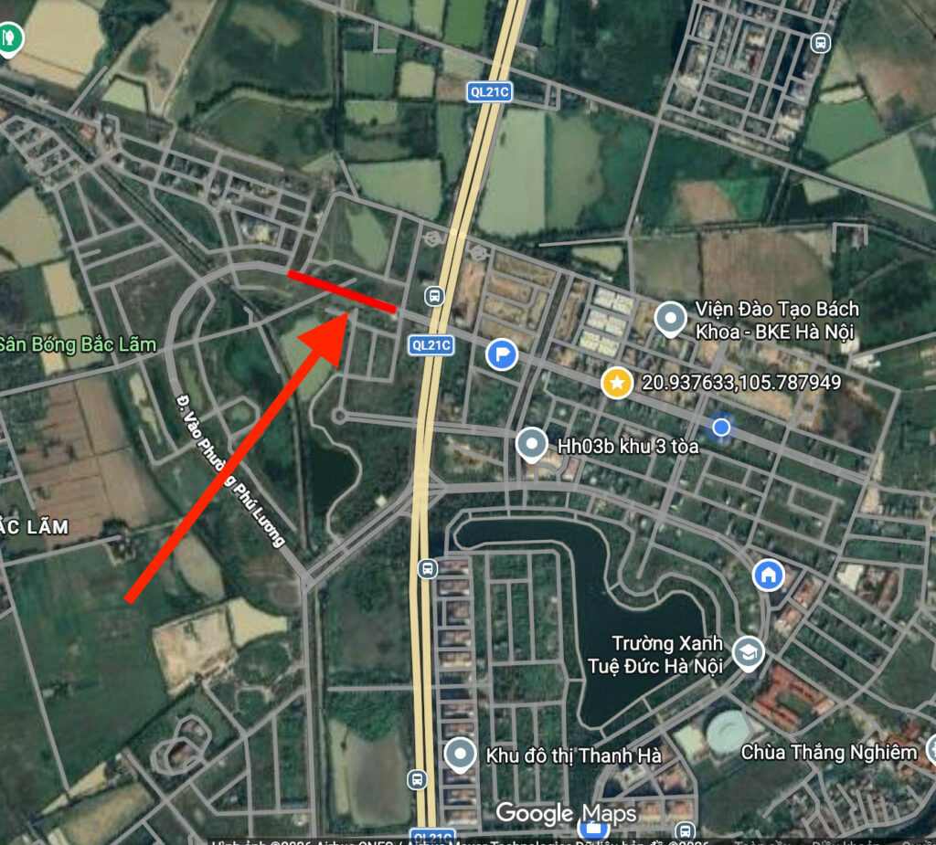 triển khai làm đường 25m a1