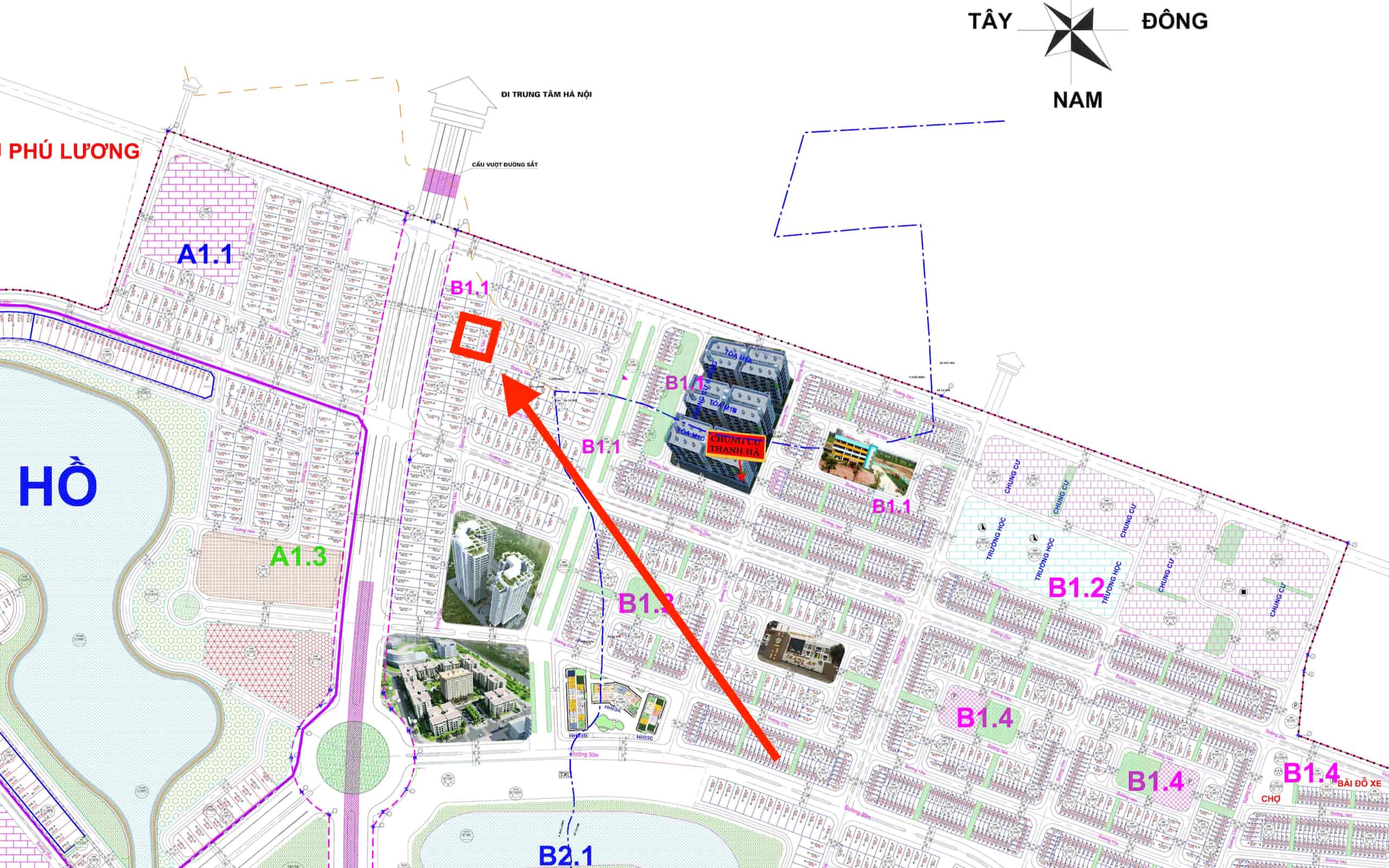 bán biệt thự thanh hà b1.1 biệt thự 1
