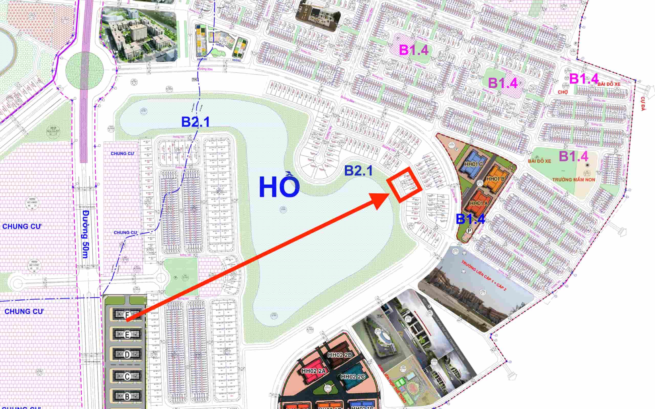 bán biệt thự thanh hà b2.1 biệt thự 4 mặt hồ