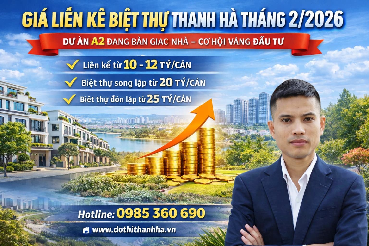 giá liền kề biệt thự thanh hà tháng 2 2026
