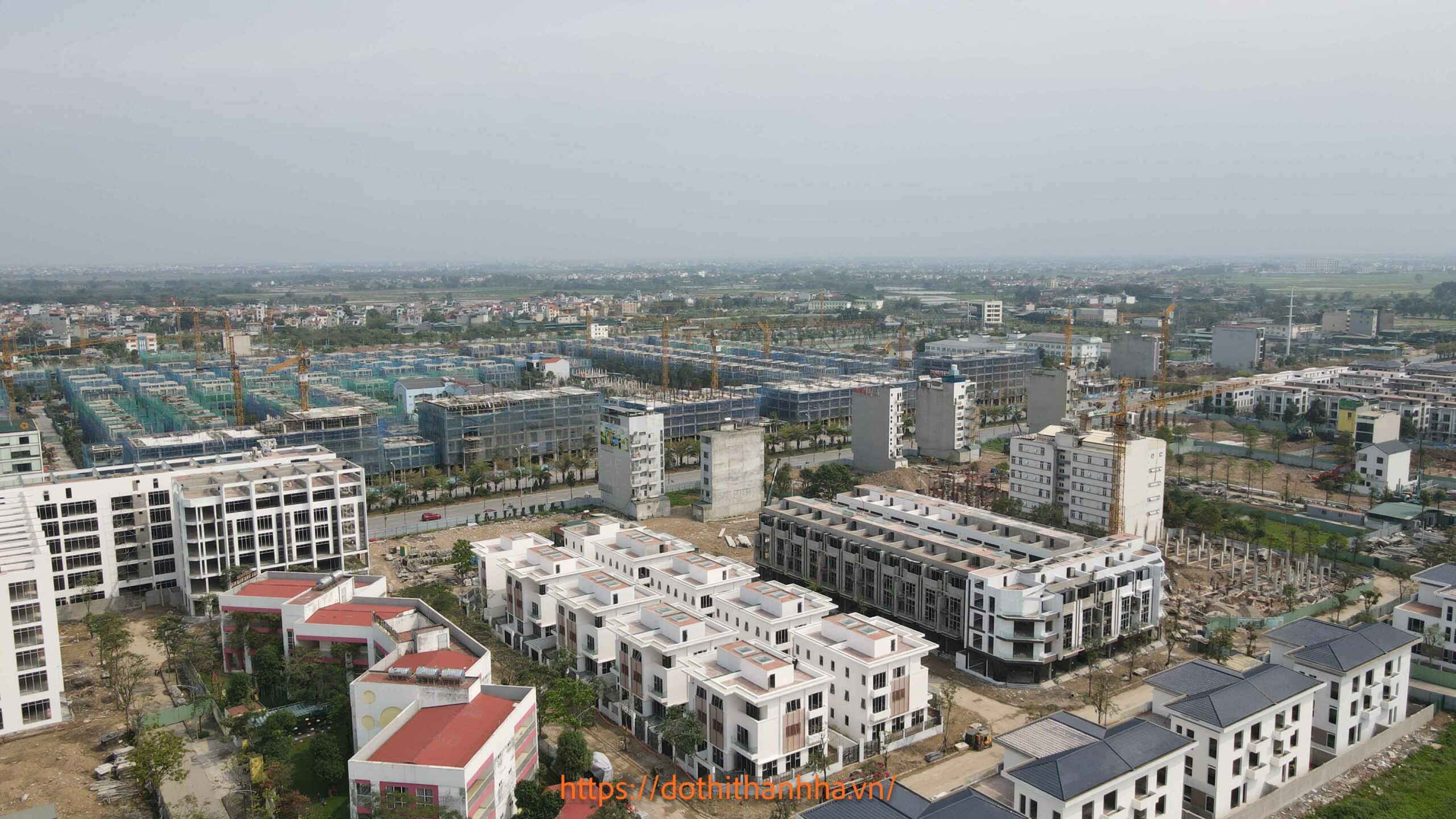 tiến độ xây dựng a2 thanh hà