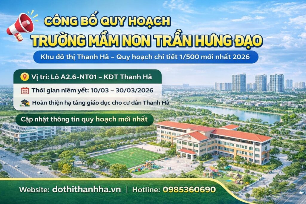 trường mầm non thanh hà
