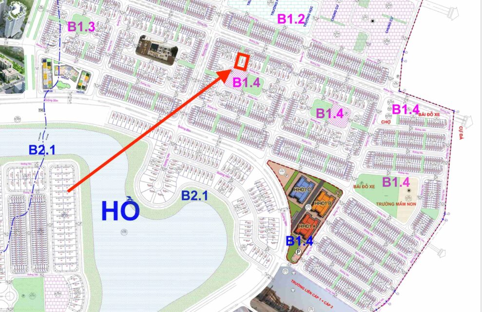 bán biệt thự thanh hà b1.4 biệt thự 4