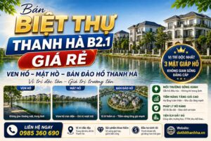 bán biệt thự thanh hà b2.1 giá rẻ