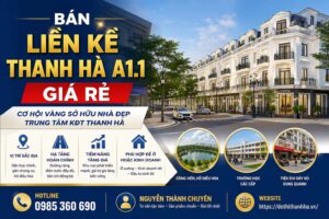 bán liền kề thanh hà a1.1 giá rẻ