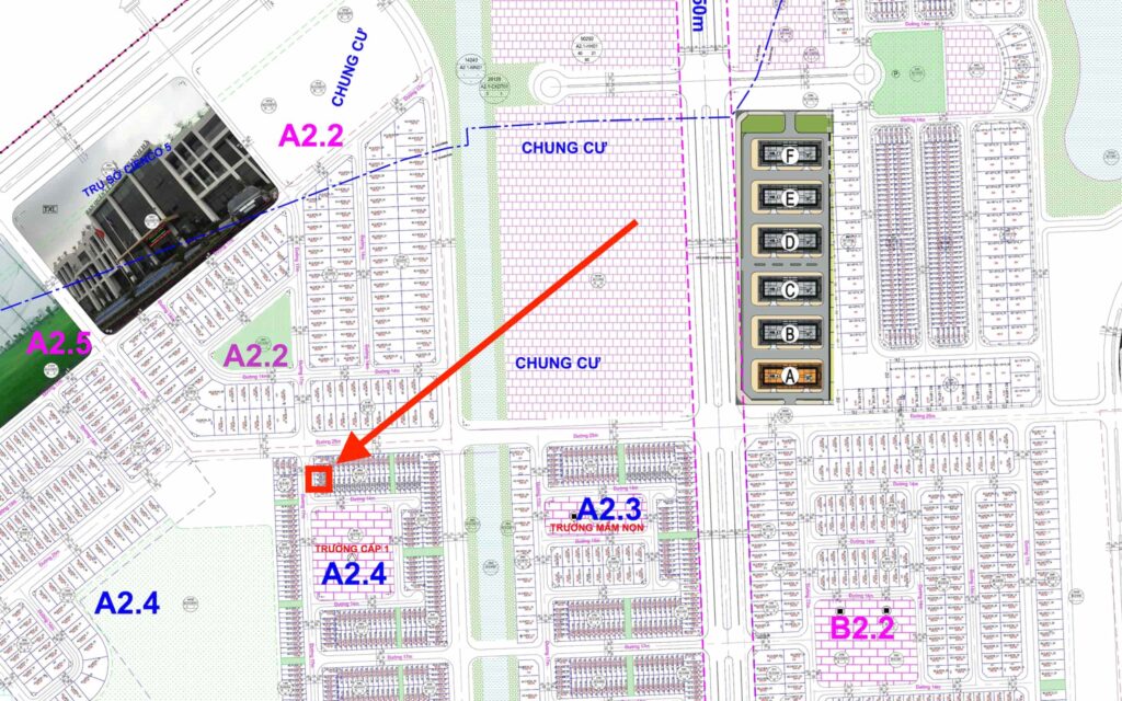 bán liền kề thanh hà a2.4 liền kề 7