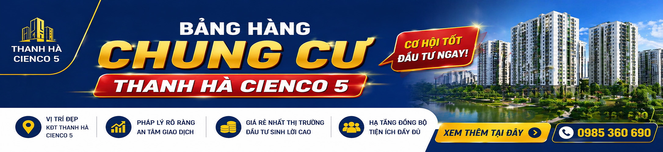 bảng hàng chung cư thanh hà