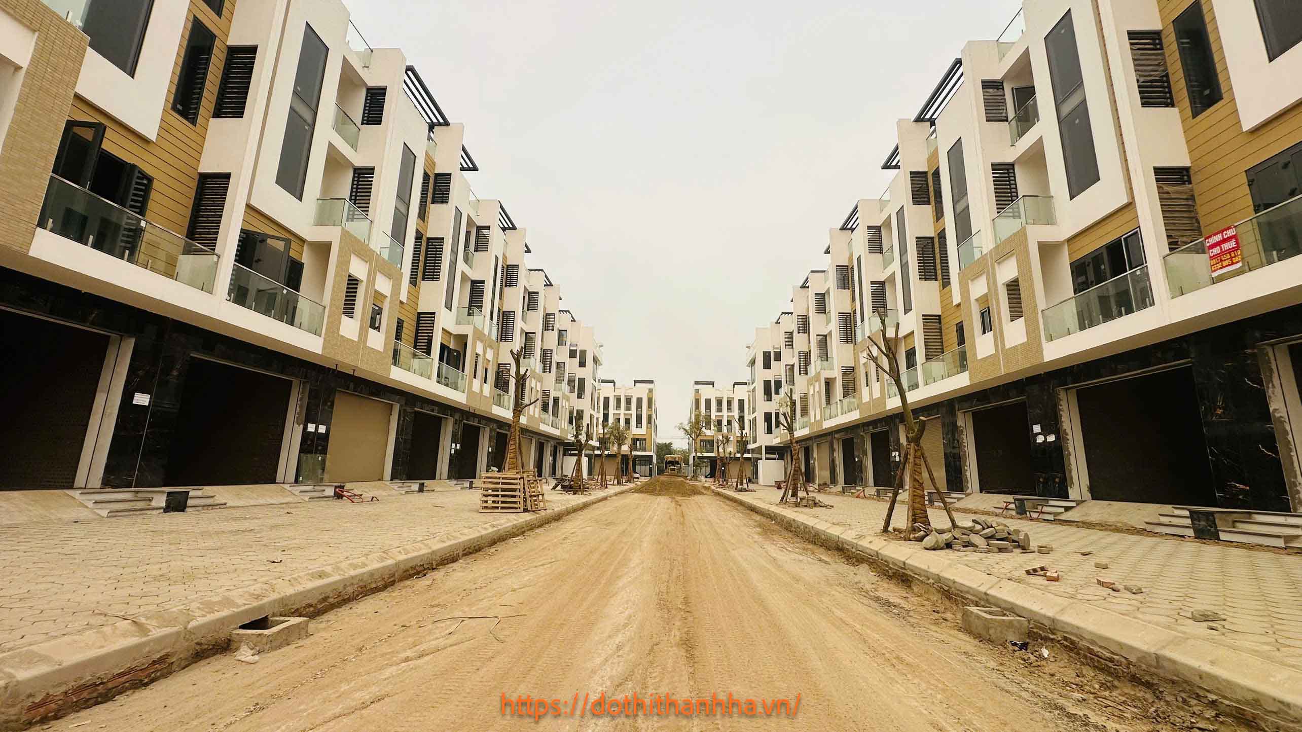 bán liền kề thanh hà a2.4 liền kề 10